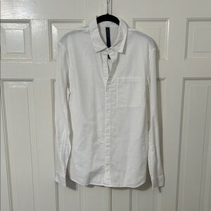 lululemon athletica Classic White Casual Shirt